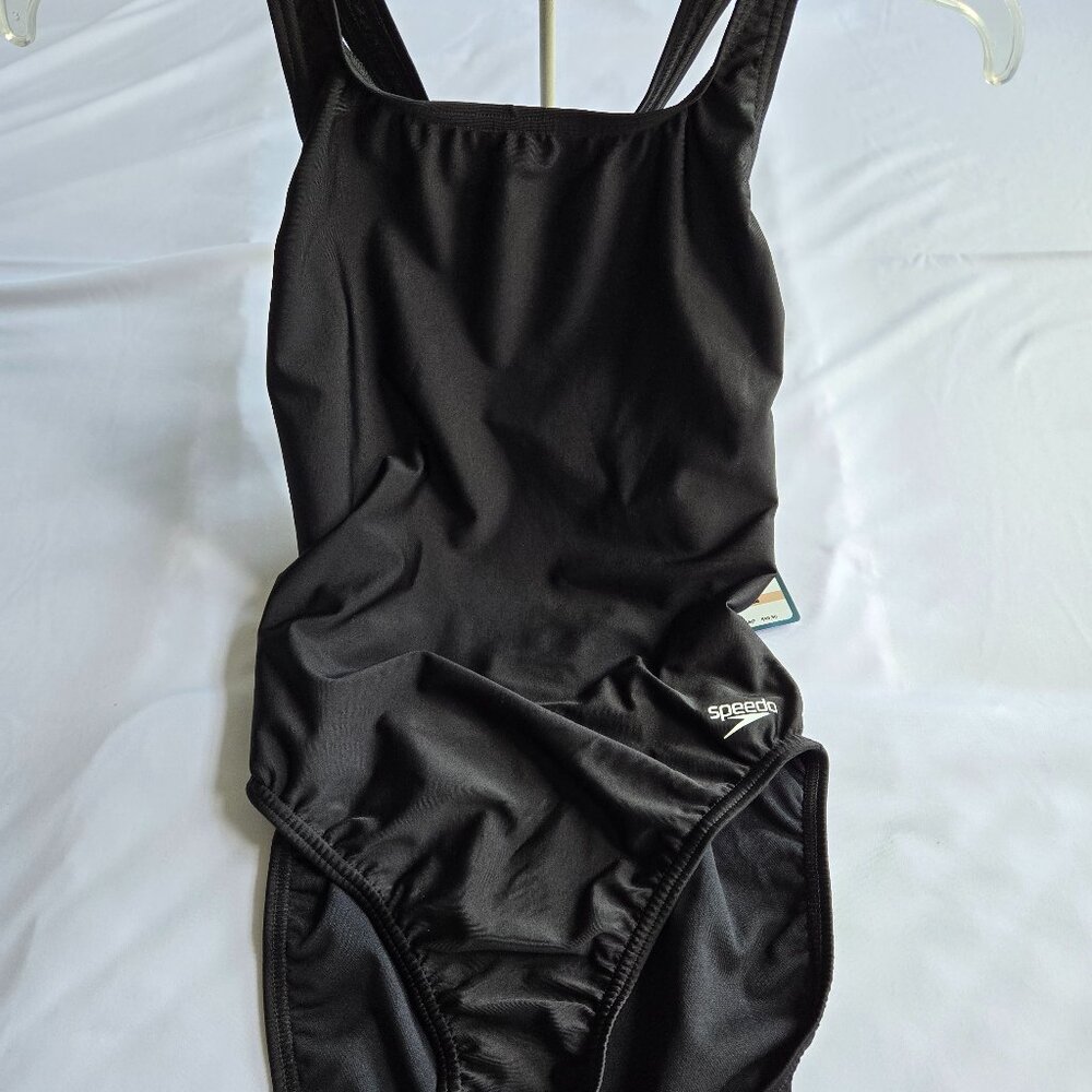 SPEEDO Women's Swimsuit One Piece ProLT Super Pro Solid Adult Sz: 8 & 12 Black